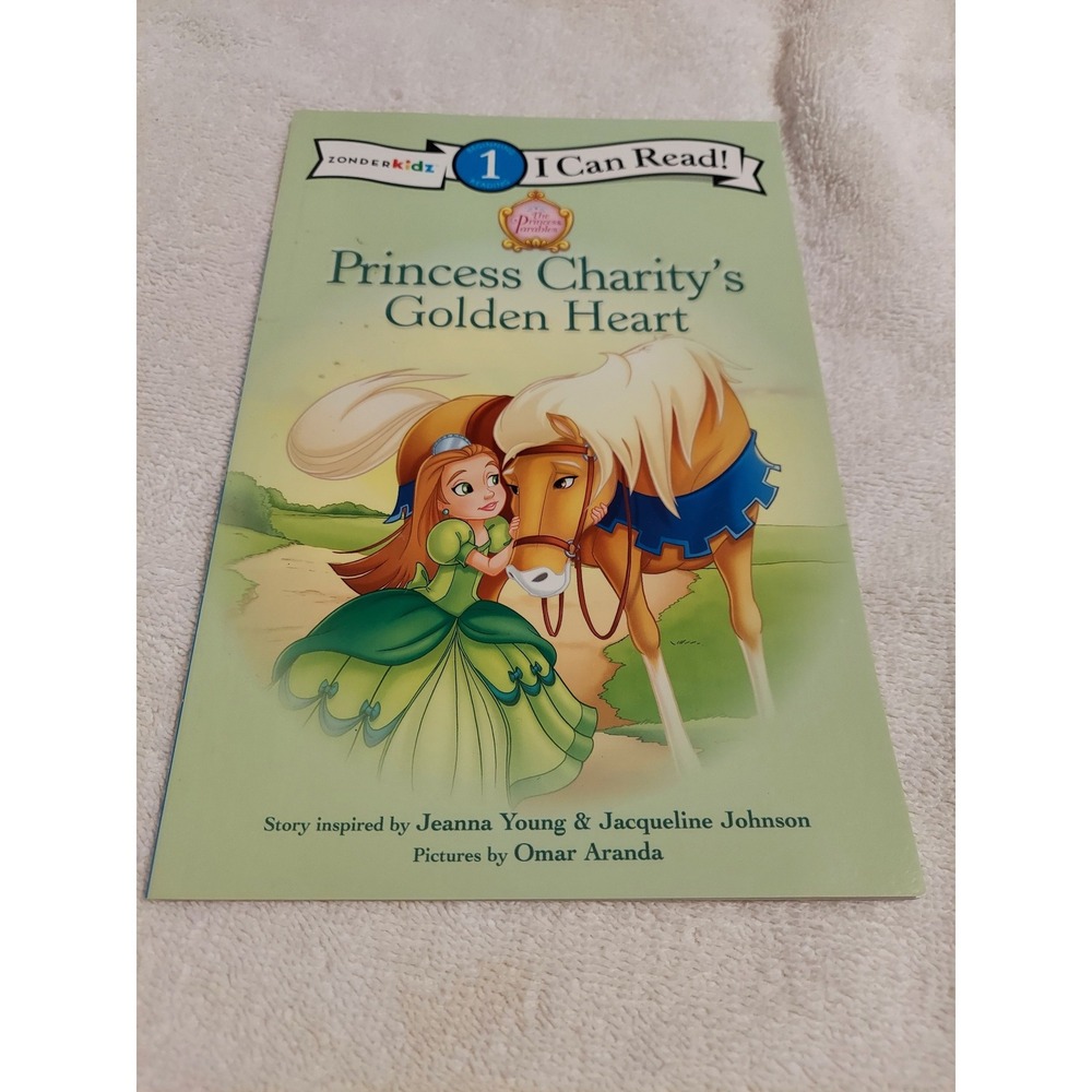 Princess Charitys Golden Heart I Can Read Level 1 Zonderkidz Princess Parables